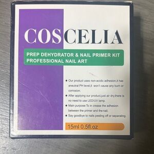 Ciscelia Nail Prep Dehydrator & Primer Kit professional nail art brand new not
